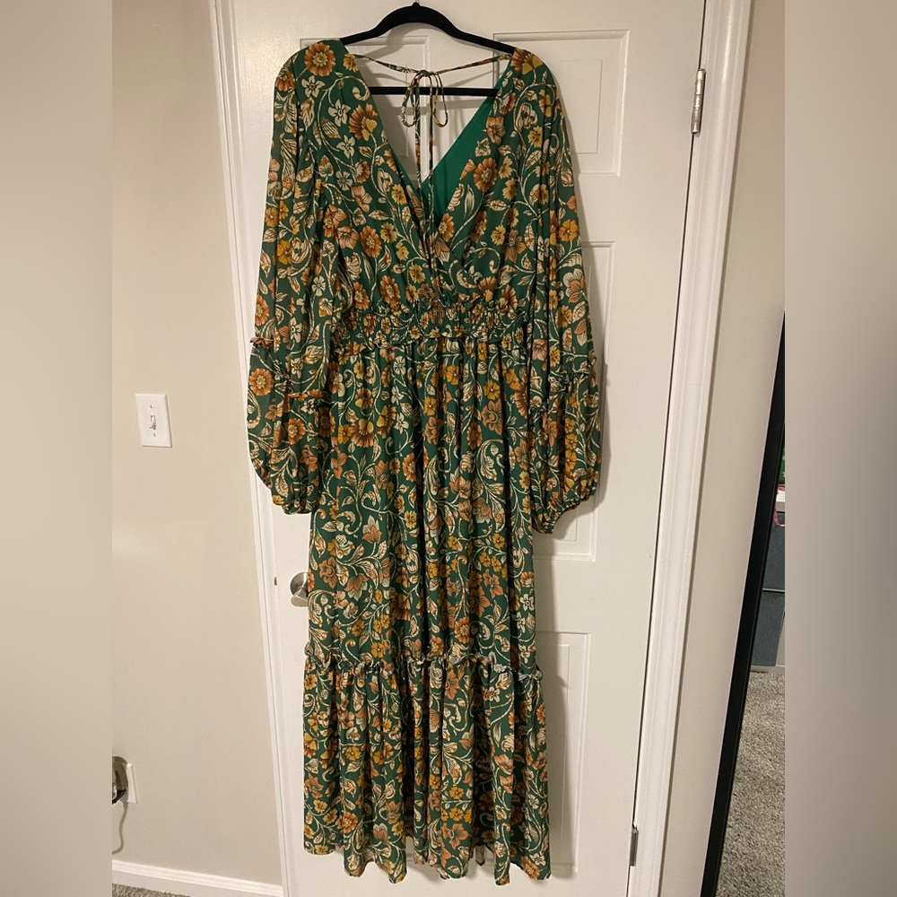 Baltic Born Bria Maxi Dress - Green Floral - Picture 4 of 8